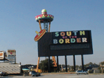 south of border